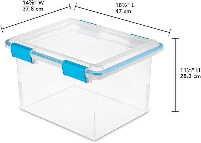 Sterilite 16-Pack Gasket Box, Weather-Resistant Storage Bins - Image 3