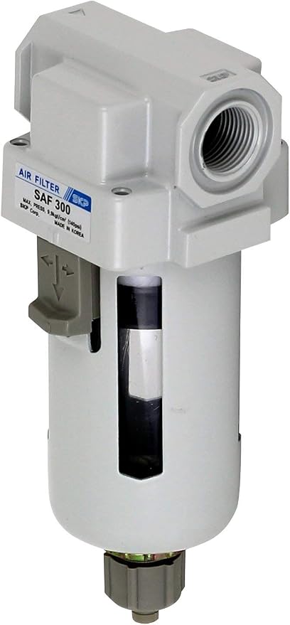 PneumaticPlus SAF300-N03B Compressed Air Particulate Filter 3/8" NPT, 10 Micron by PneumaticPlus