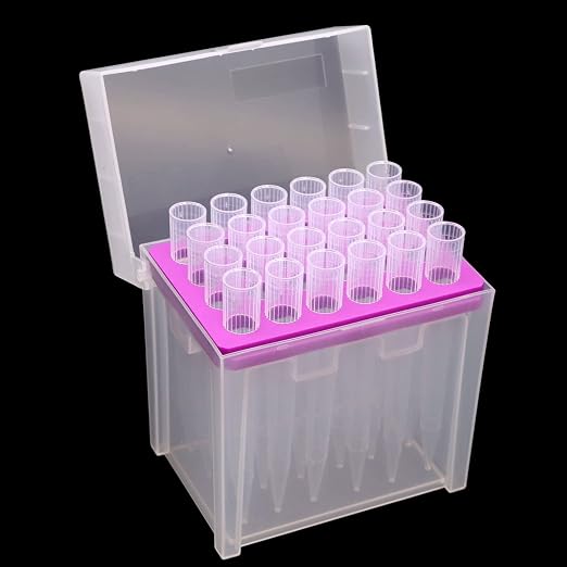 Pipette Tips 5000ul, Sterile Filtering Tips 5ML, Transparent, 24 Tips - Image 2