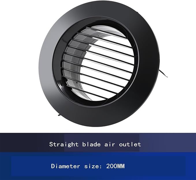 Round Fresh Air System Accessories, 200mm ABS Material, High-Efficiency - Image 2