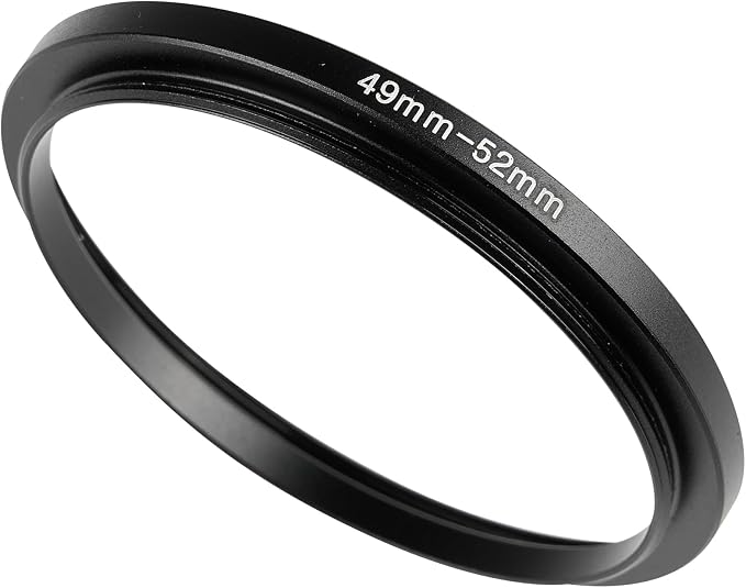 49-52mm Metal Step-Up Ring Adapter Compatible by Unknown