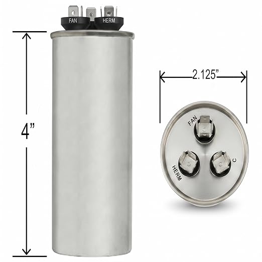 ClimaTek 50 + 7.5 MFD 370/440 Volt Dual Run Capacitor CAP99-5074R | 50/7.5 | VAC - Image 6