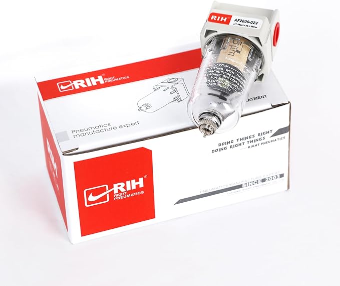 RIH 1/4" NPT Air Dryer for Compressor, Air compressor water separator, air - Image 7