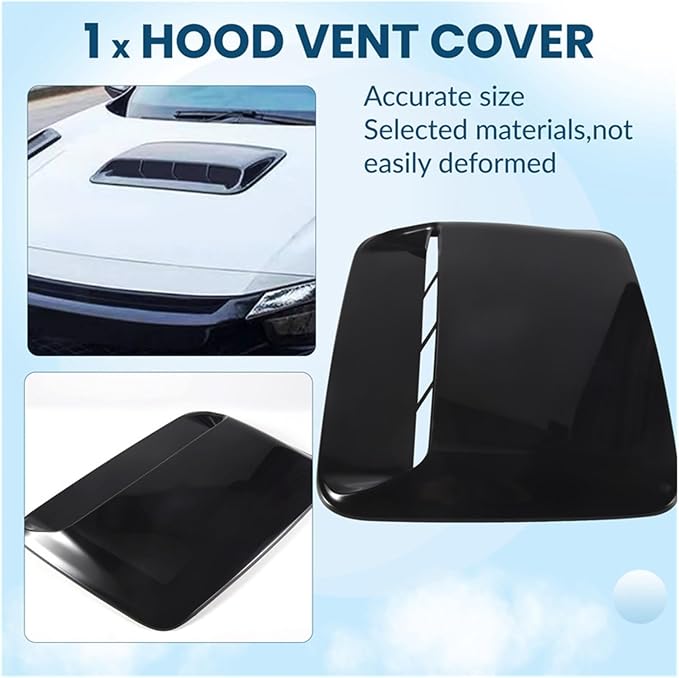 Car Universal Hood Vent Air Outlet Cover Compatible - Image 3