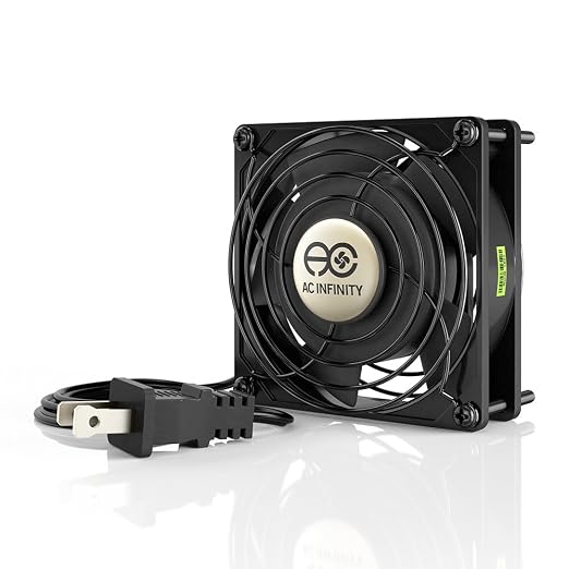 AC Infinity AXIAL 9225, Muffin Fan, 120V AC 92mm by 92mm by 25mm High Speed by ACInfinity