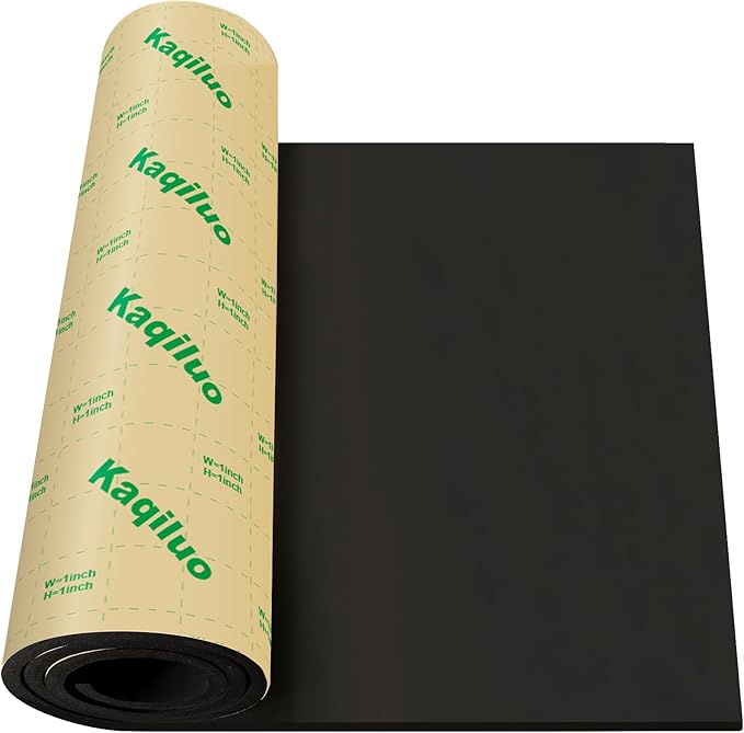 Kaqiluo Self-Adhesive Sound Insulation Acoustic Foam, 32.3 sqft x 0.79in Thick by Kaqiluo