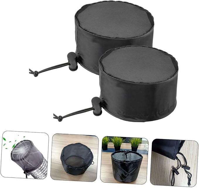 Yardwe 2pcs Grow Tent Vent Covers Durable Oxford Cloth Filter Shields - Image 6