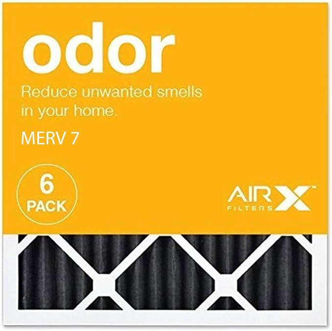 AIRx ODOR 16x16x1 MERV 7 Carbon Pleated Air Filter by AIRXFILTERSWICKEDCLEANAIR