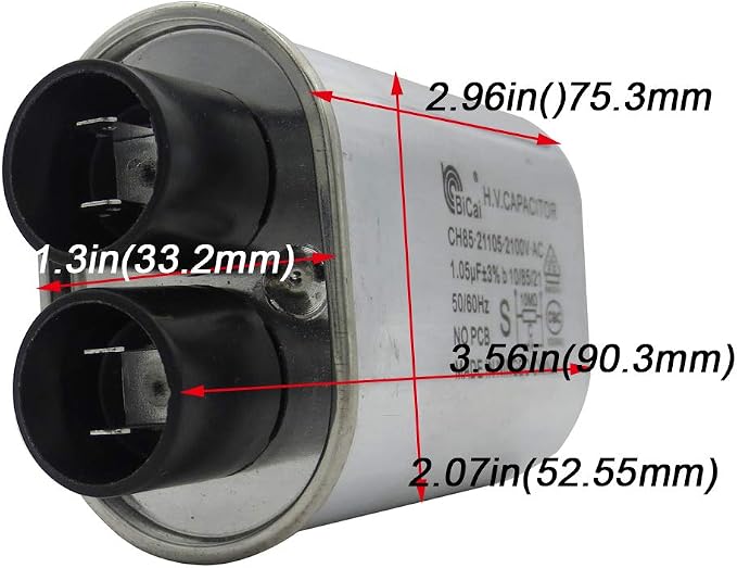 Meter Star CQC&VDE Universal Household Microwave High Voltage Capacitor 1.10uf - Image 2