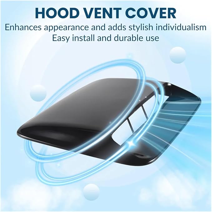 Car Universal Hood Vent Air Outlet Cover Compatible - Image 4