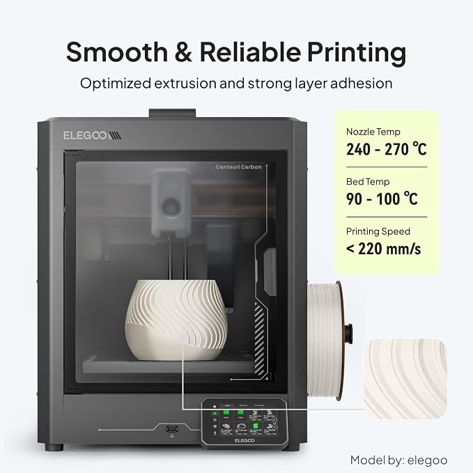 ELEGOO ASA Filament 1.75mm Blue 1KG, UV & Weather Resistant 3D Printer Filament - Image 5