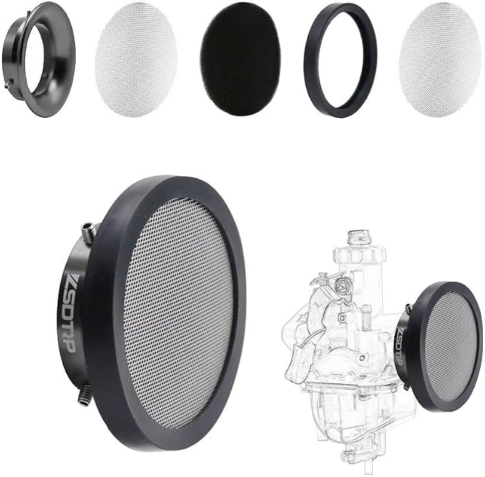 40mm Carburetor Velocity Stack Air Filter Cleaner Modified Trumpet by ZSDTRP