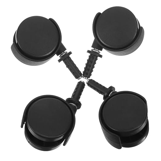 Mikinona 4pcs Mini Caster Wheels by Mikinona