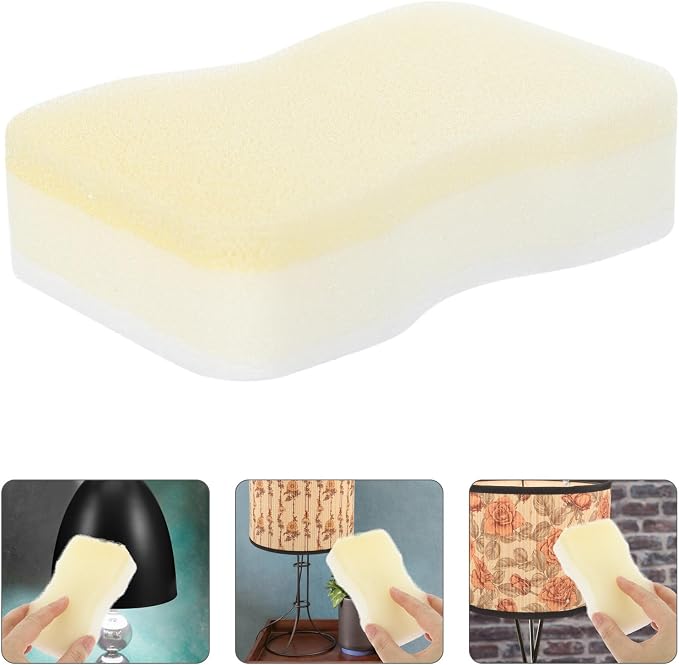 Lampshade Cleaning Sponge 15Pcs Set Reusable Dry Fabric Cleaner Sponges - Image 9