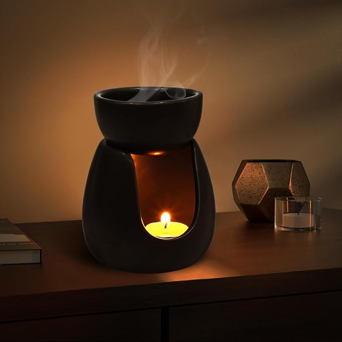 WD&CD Ceramic Tea Light Candle Holder Essential Oil Burner Tealight Aroma - Image 5