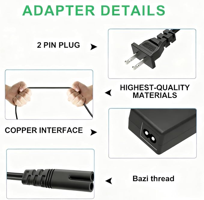 24V AC Adapter Charger Compatible - Image 3