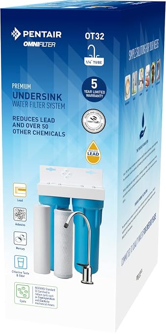 Pentair OMNIFIlter OT32 Water Filtration System, NSF Certified to Reduce - Image 3