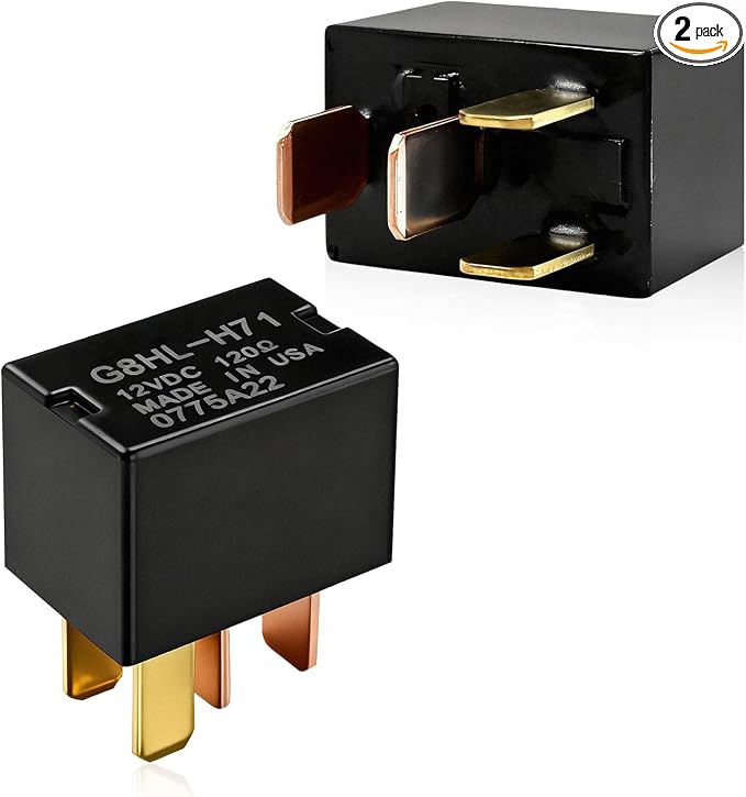 2 PCS Car AC Relay, G8HL-H71 AC & Starter Relays Assembly Replaces by Unknown