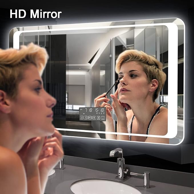 Backlit LED Illuminated Bathroom Mirror - Image 3
