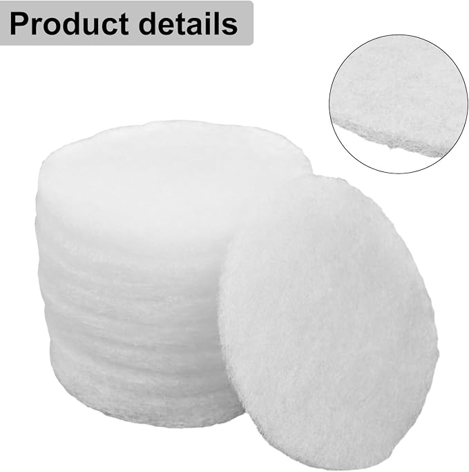 Air Filter G3 for Helios ELF-DLV 125, 10 Pack, 110 mm Diameter, Synthetic PET - Image 3