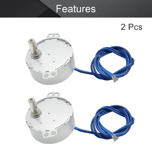 Fielect 2Pcs Synchronous Motor AC 110V 60-70RPM Turntable Motor CW/CCW - Image 4