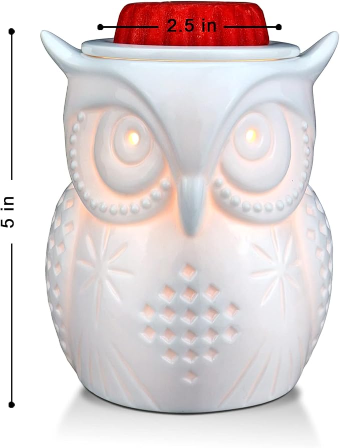 STAR MOON Owl Wax Melt Warmer for Home Décor, Wax Warmer for Wax Melt, Scentsy - Image 6