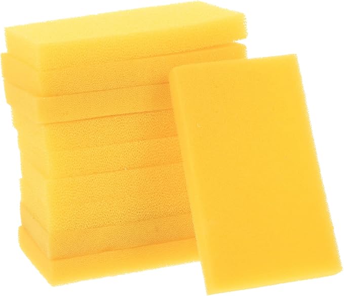 10pcs Crab Sponges for Reptiles Fine Hole Aquarium Sponges for Humidity Control by Unknown