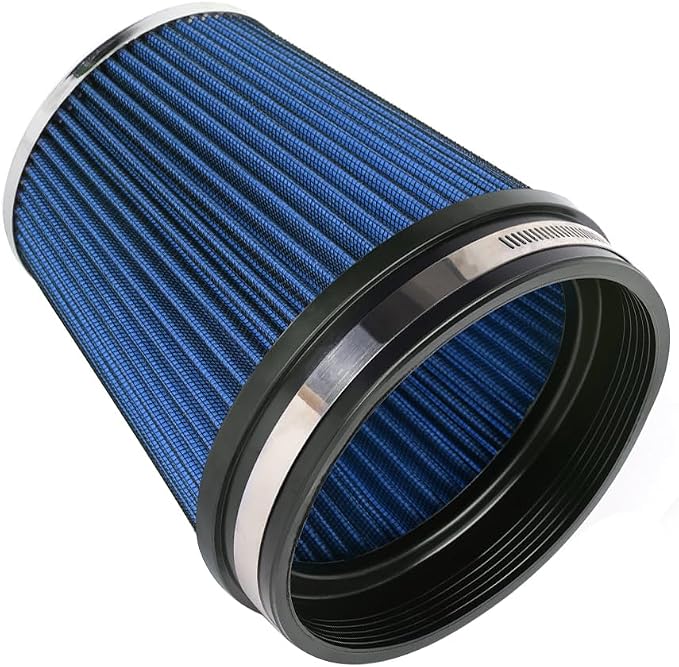 MUGE RACING 6" 152 mm High Flow Inlet Air Filter, Air Intake Cone Filter by MUGERACING