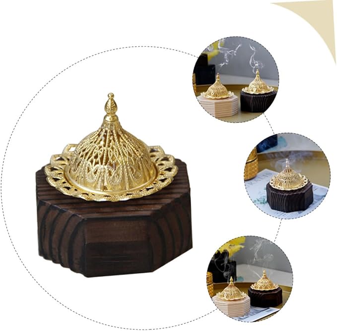 PRETYZOOM Incense Burner Tray for Meditation Compact Aromatherapy Incense - Image 3