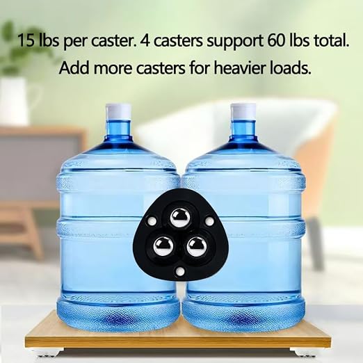 Small Adhesive Casters Wheels for Appliance: 12 Pcs Kitchen Counter Appliances - Image 4