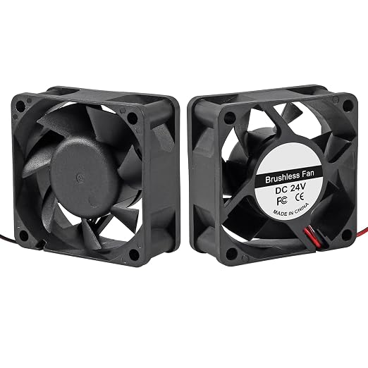 UMLIFE 4PACK 60mm x 60mm x 25mm 24V Dual Ball Bearings DC Brushless Cooling Fan - Image 6
