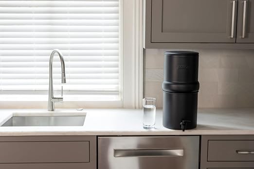Boroux Compact Gravity-Fed Countertop Stainless Steel Water Filter System | 1.8 - Image 8