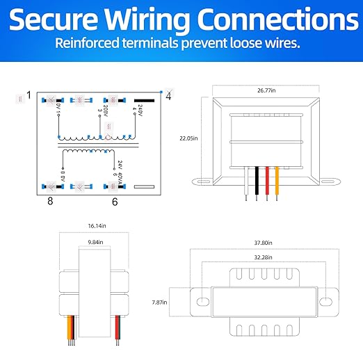 Control Transformer 24V 40VA, Easy Installation and Reliable Output - Image 4