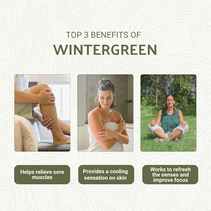 Wintergreen Essential Oil - Direct from Bio-Young Aromas China - Steam Distilled - Aceite de Gaulteria for Aromatherapy, Massage, Diffuser, DIY Candle and Soap Making - 22lbs