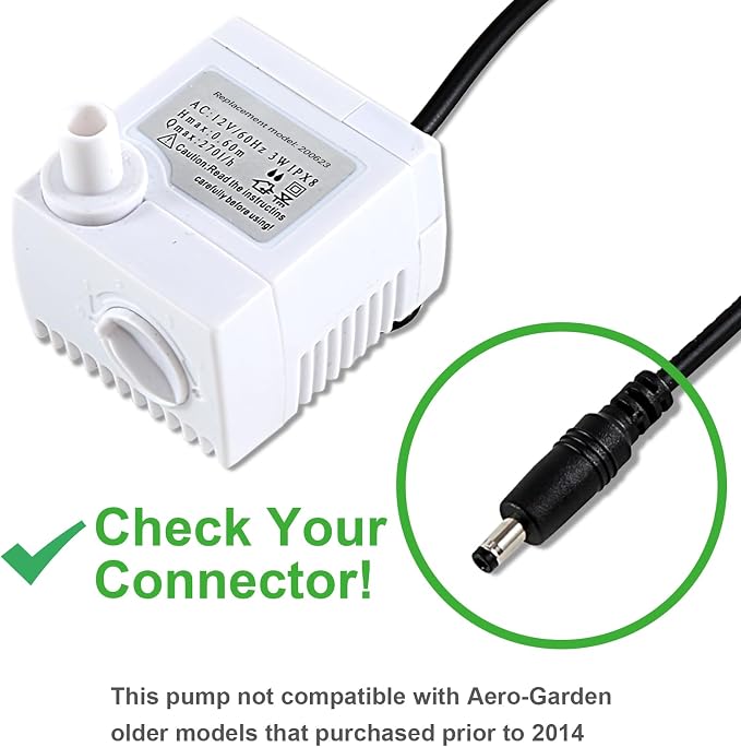 Aero-Garden Pump with 10 Filters, 200623 Pump Fit - Image 3