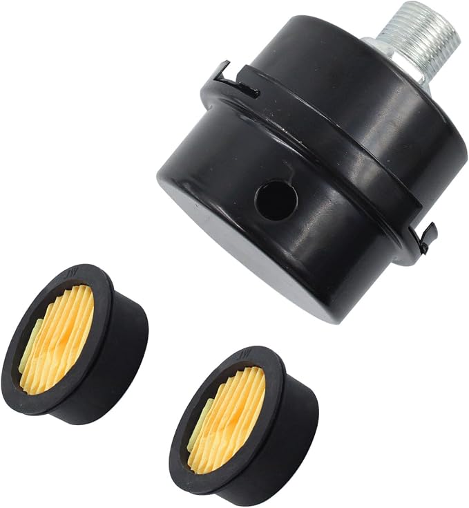 2PCS 0.63’’ Metal Air Compressor Intake Filter Sound Muffler, Thread Air by Unknown