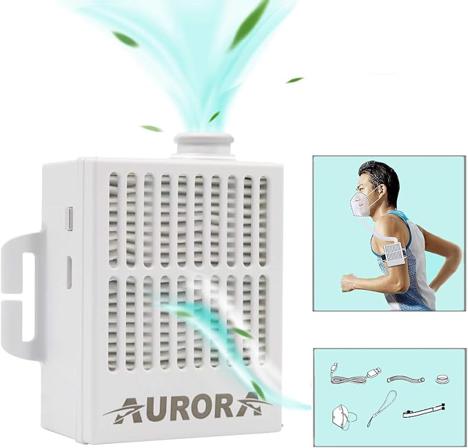 KENGEE Reusable Electrical Air Purifying Respirator, Rechargeable 3 Speeds Fan by SEnterprise
