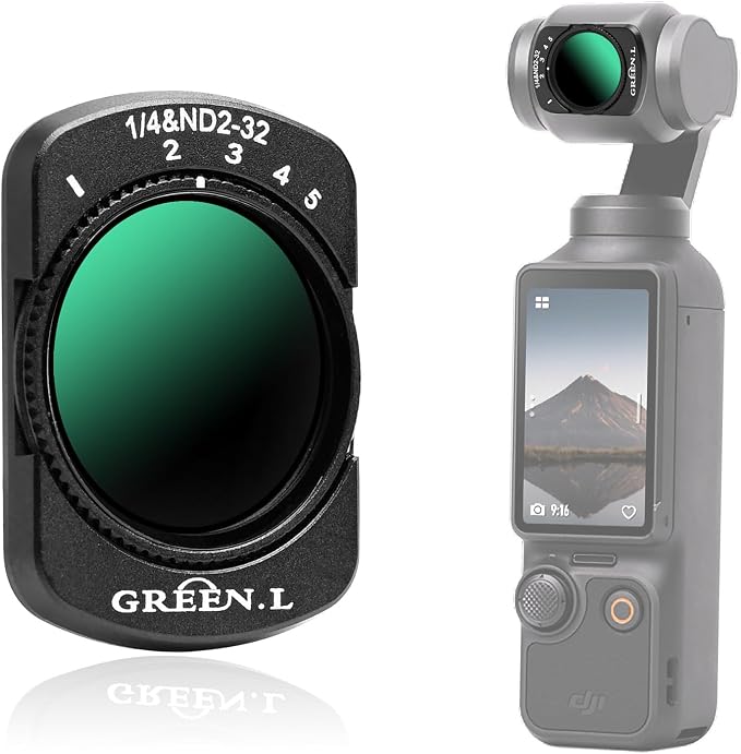 GREEN.L Variable ND2-32 & 1/4 Black Mist Filter by GREENL