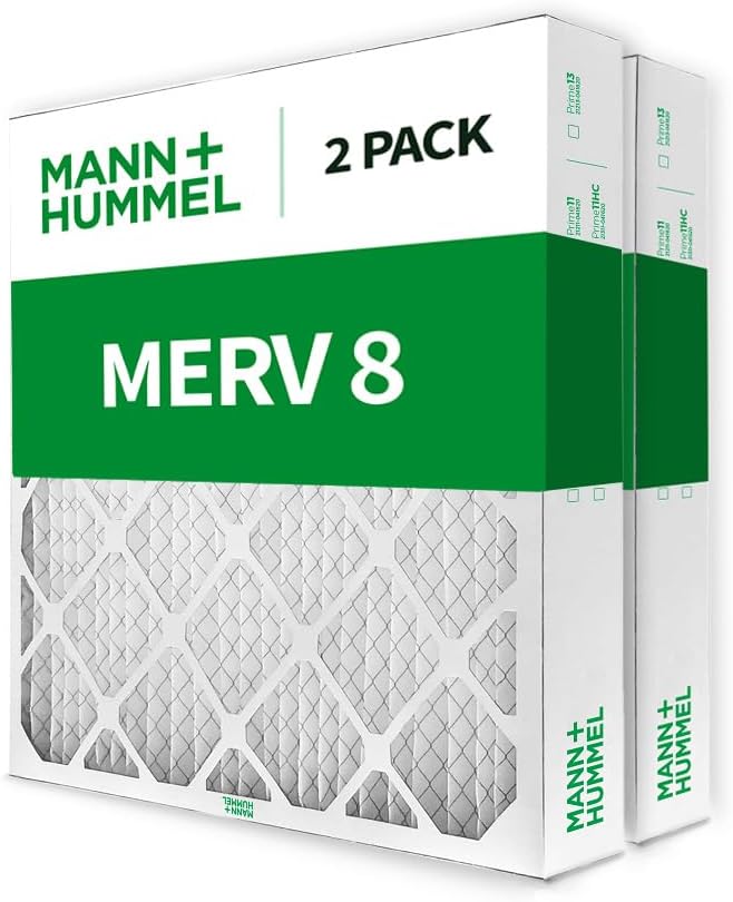 Mann+Hummel 20x20x4 MERV 8 Pleated HVAC AC Furnace Air Filters. 2 Pack. - Image 4