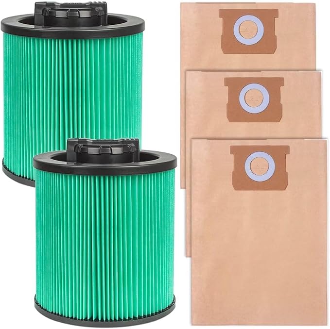 2 Pack DXVC6914 Premium HEPA Cartridge Vaccum Filter Compatible by ECOMAID