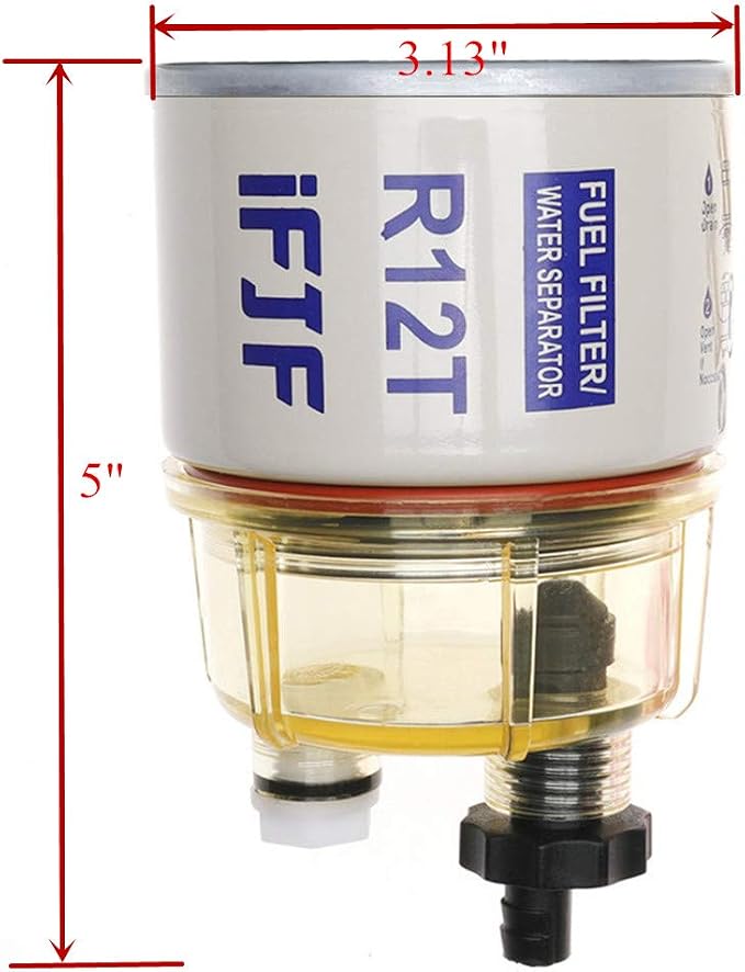 iFJF R12T Fuel Filter/Water Separator 120AT NPT ZG1/4-19 Automotive Parts - Image 8