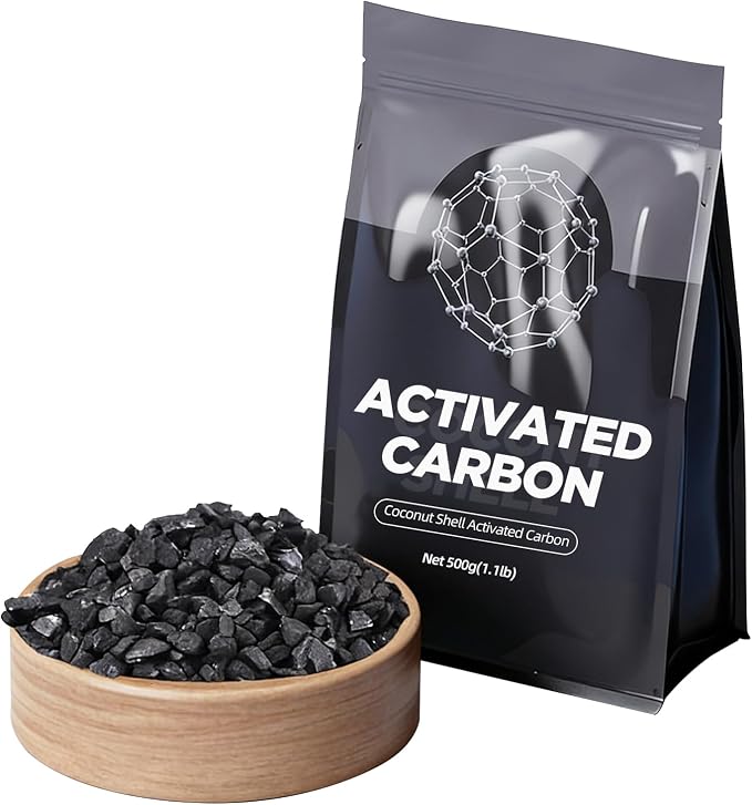 Aquarium Activated Carbon, Charcoal Filter Media from Steam Activated Coconut by VEOOKOfficeSupplies