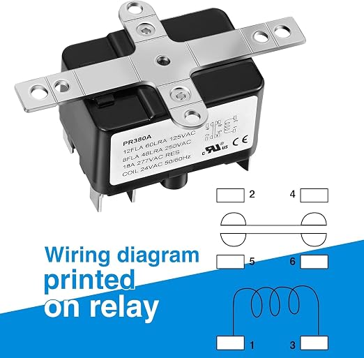 Dreyoo 1 Pack 24V Fan Relay, 90-980 Isolation Relay AC Switch SPST - Image 6