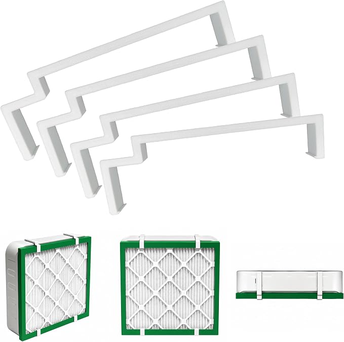 Updated Box Fan Filter Clips for 20 Inch Box Fan, Reusable Air Filter Holder by ZYRELYNX