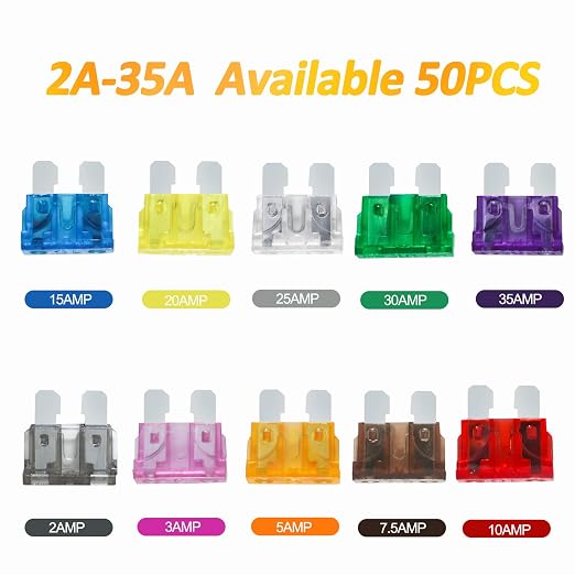 Auto Car Standard Blade Fuses Assortment Kit – 30Pcs Standard Fuse - Image 2