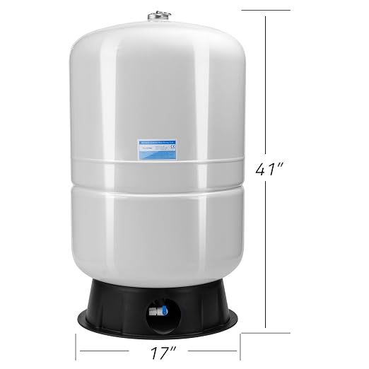 iSpring 40 Gallon RO Tank, Pre-Pressurized Water Storage Tank - Image 4