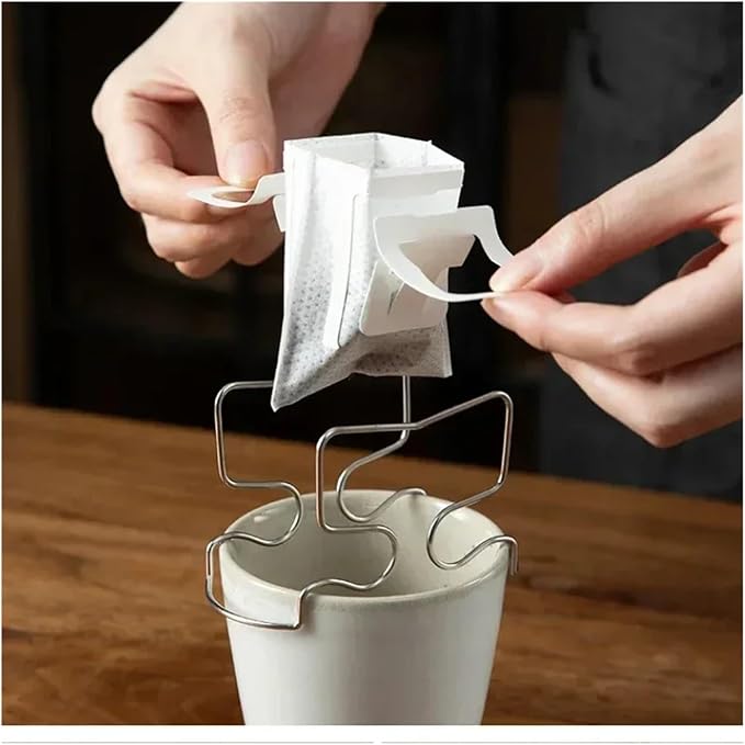 1x Coffee Filter Holder Portable Reusable Outdoor Tea Filters Dripper Baskets - Image 3