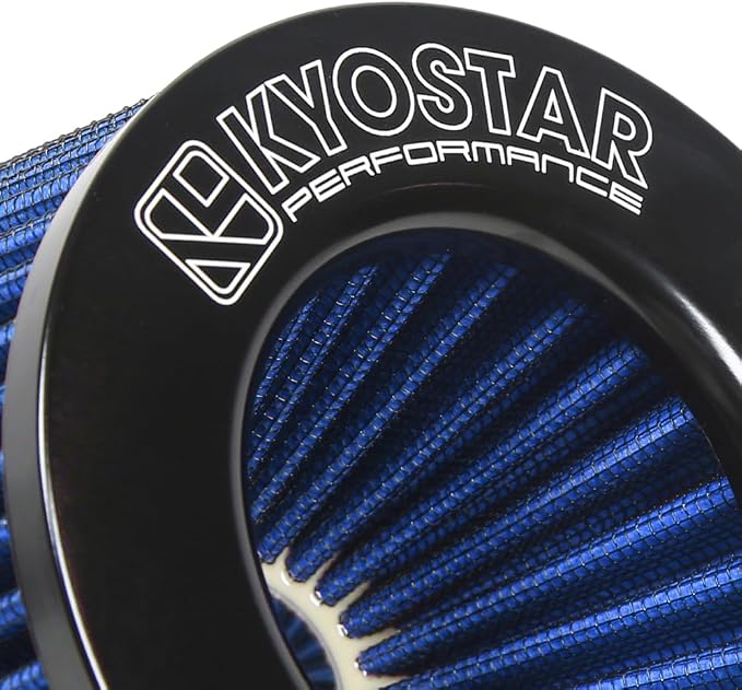 KYOSTAR Universal 3/3.5/4" High-Flow Air Filter, Reusable Cone Cold Air Intake - Image 8