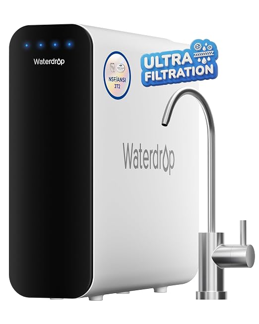 Waterdrop TSU 0.01 Micron Ultra Filtration Under Sink Water Filter System by Waterdrop