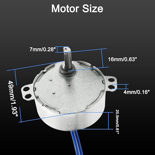 Fielect 2Pcs Synchronous Motor AC 110V 30-36RPM Synchron Motor Turntable Motor - Image 2